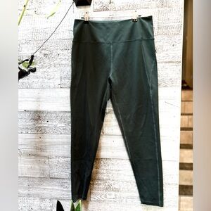 Girlfriend Collective | Compressive High-Rise Leggings - XXL, Dark Teal